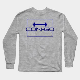 Con-Go Logo in Navy Long Sleeve T-Shirt